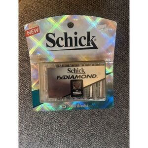 Schick FX Diamond Razor Refill Blades 1999 Discontinued 1 Pack, 5 Cartridges
